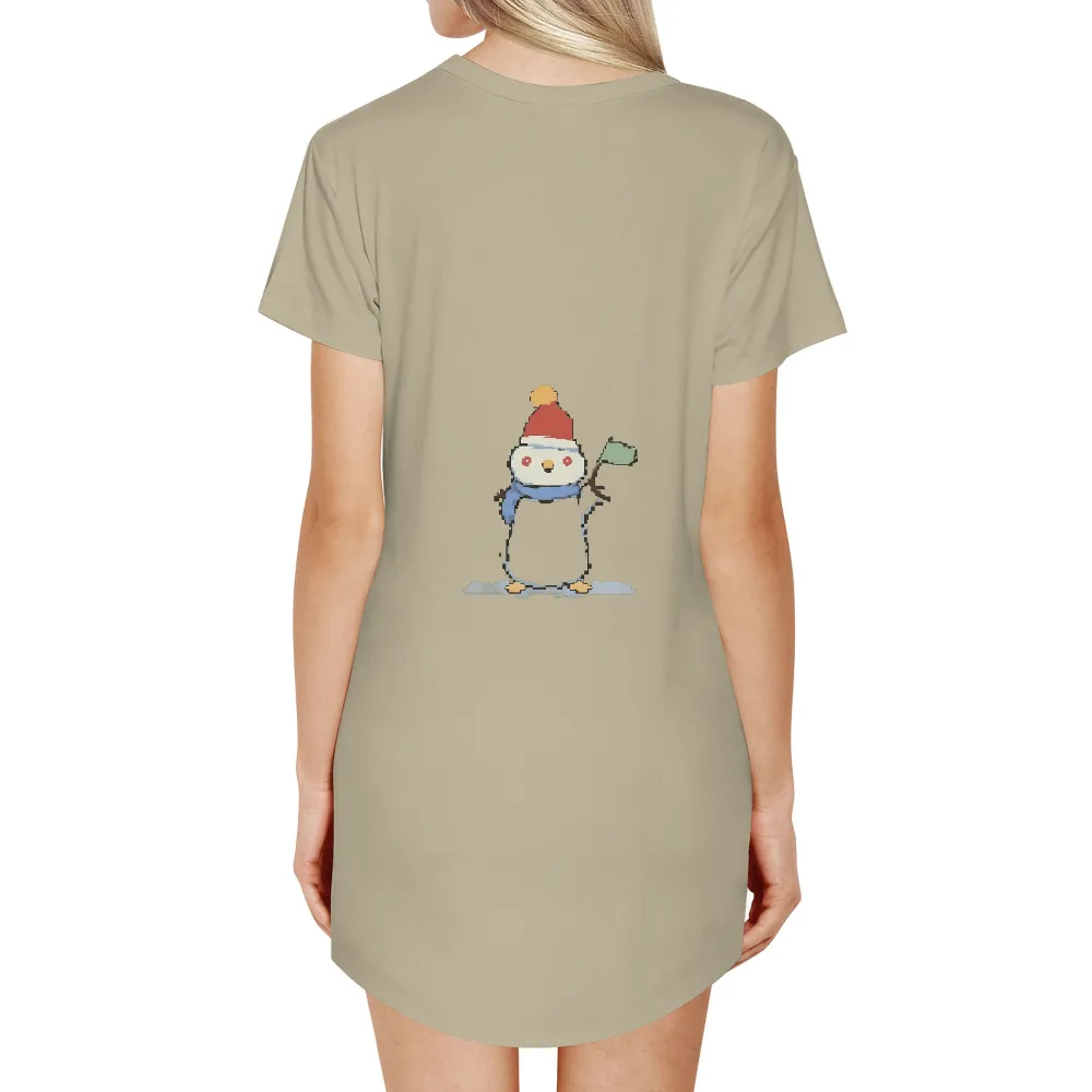 Custom Tee Shirts: Spread Winter Joy with Pippin the Penguin|winter soldier women's shirt