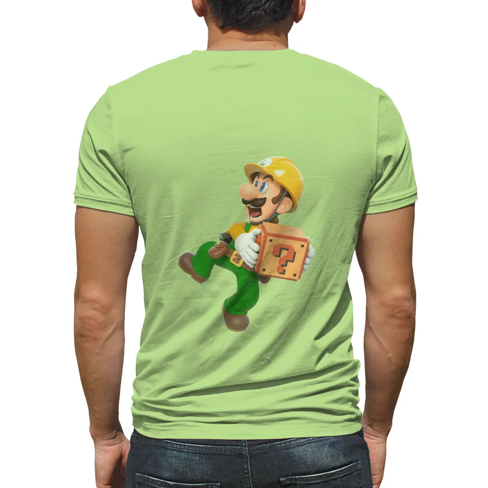 Tee Shirt Printing: Luigi's Adventure in Gaming|retro red hot chili peppers t shirt