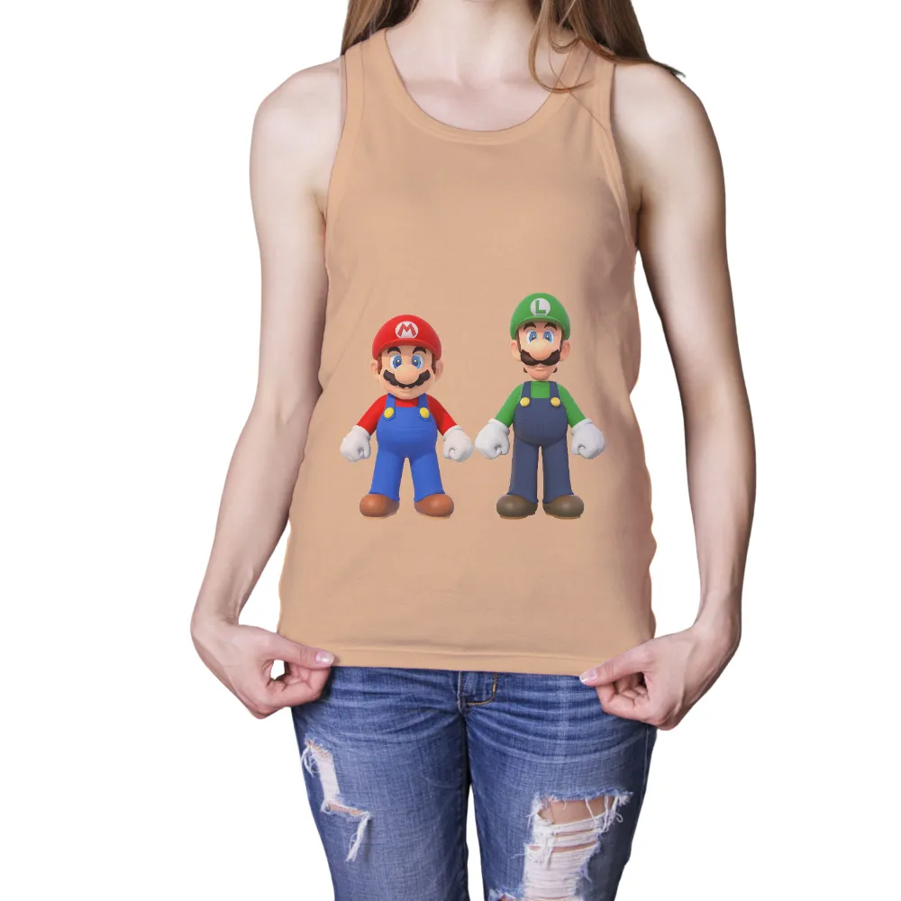 T-Shirts Custom: Mario & Luigi - Gaming Icons|team lebron t shirt