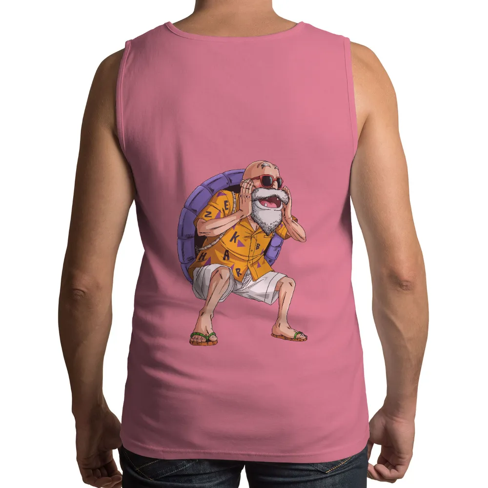 TShirt Printing: Quirky Anime Character in Yellow Shirt|macho man 4th of july shirt