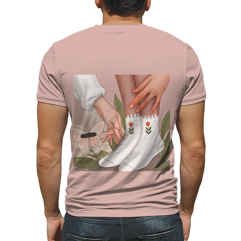 T-Shirts Design: Sisters' Connection in Nature|t shirt butterfly roblox