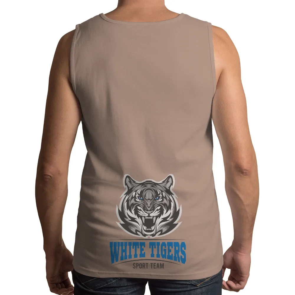 Custom Tee Shirts: White Tiger Sports Team Pride|michelob ultra nba team shirt