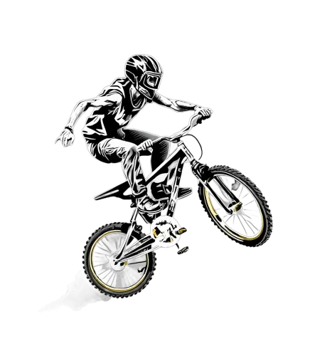 Graphic Tees: Extreme Sports BMX Rider Design