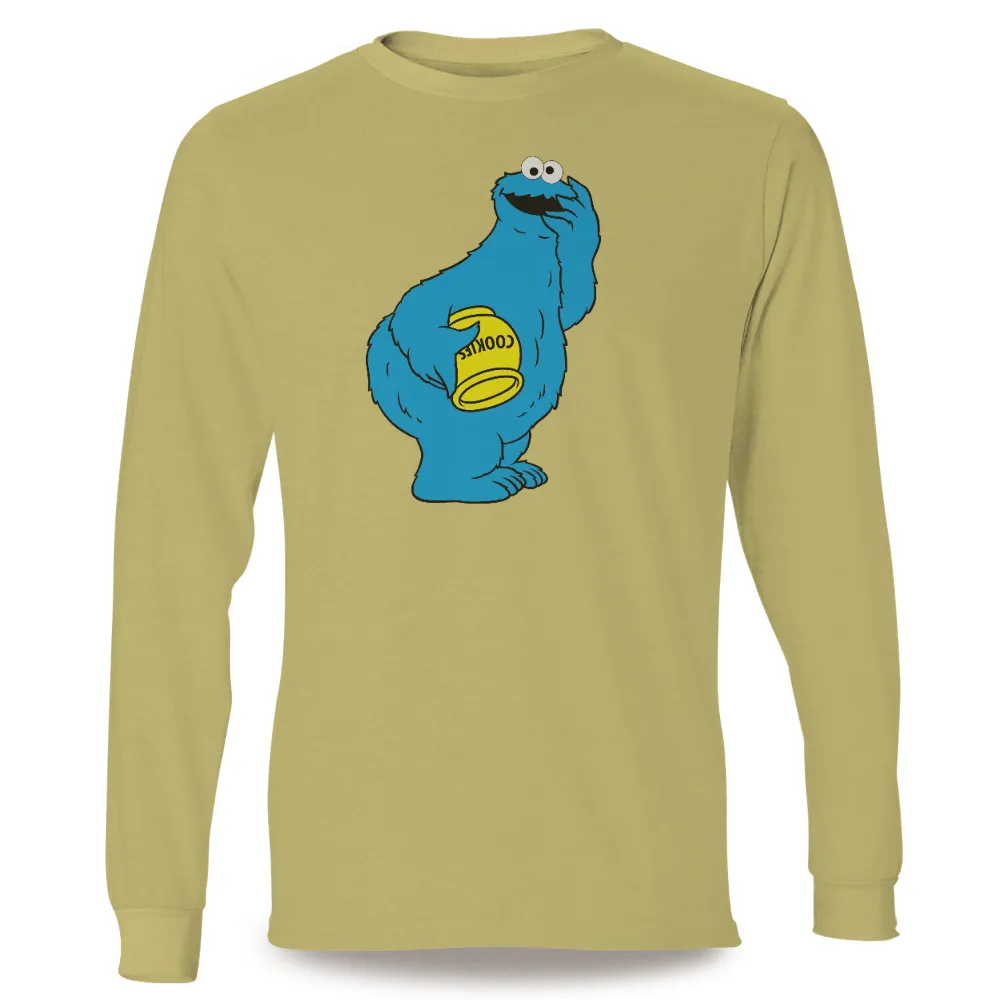 T-Shirts Custom: Cookie Monster Joyful Indulgence|funny valentines day shirts for guys