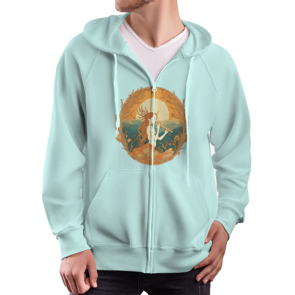 Shirts Graphic Tees: Nature's Melody - Autumn Forest Spirit|endor forest summer camp shirt