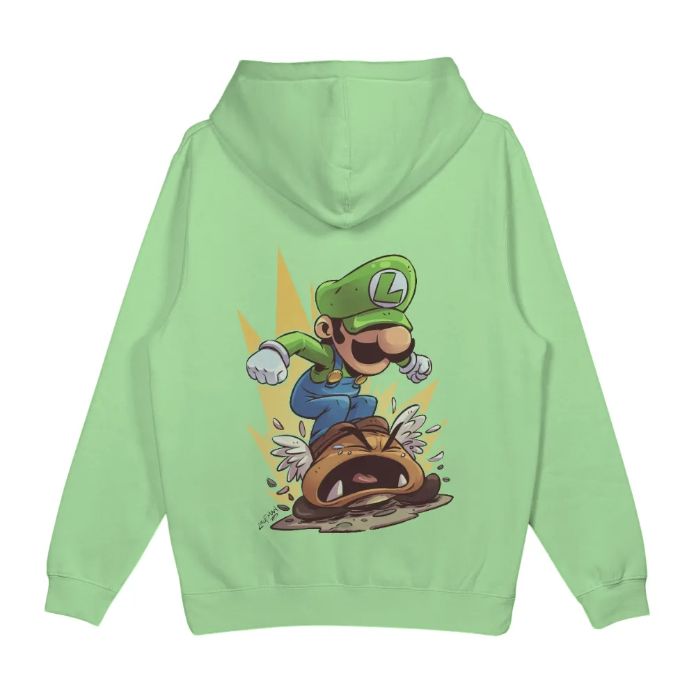 T-Shirts Custom: Luigi's Leap - Funny Gaming Pop Culture|funny march madness t shirts