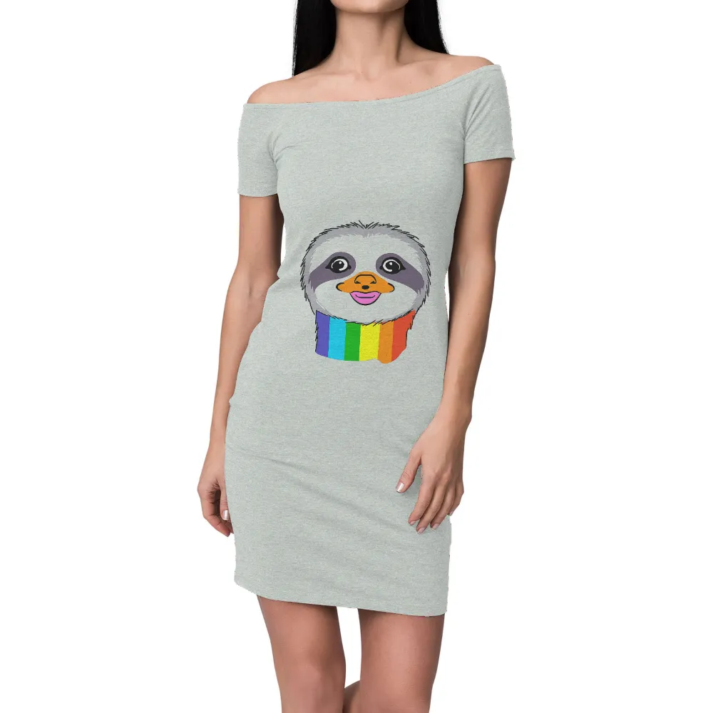 Sloth Rainbow: Tee Shirt Printing for Unity and Inclusivity|cute summer shirts plus size