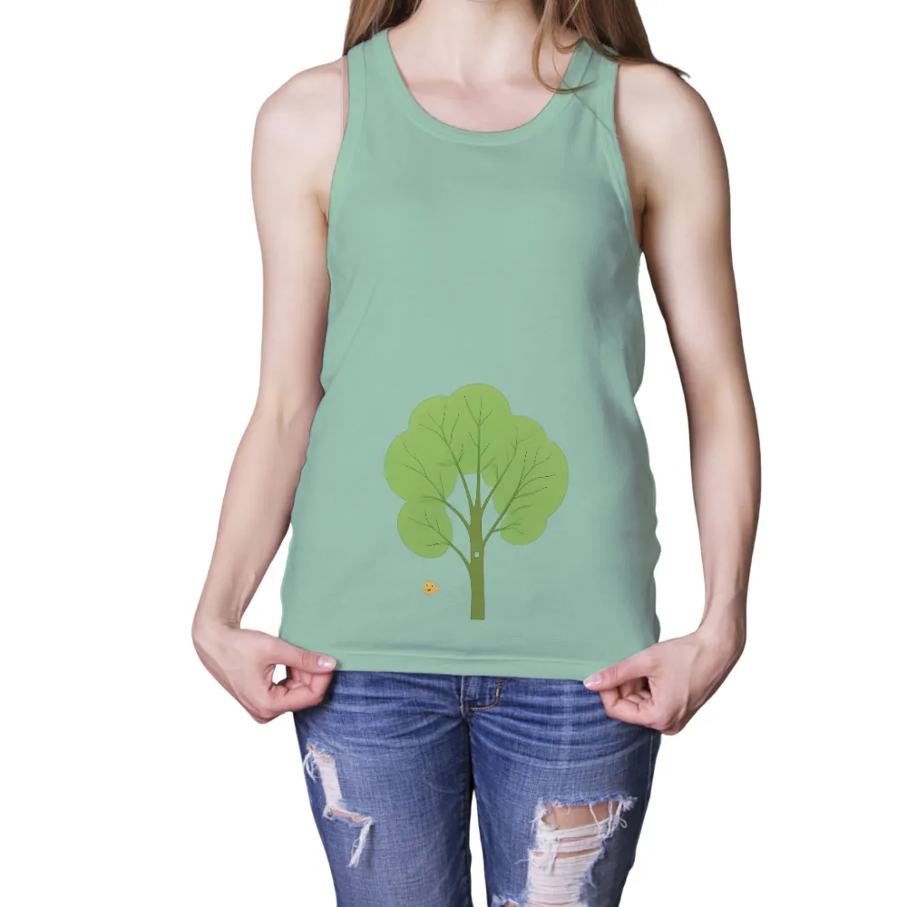 Custom T-Shirt Printing: Elda's Whisper - Tree and Fish Friendship|banksy joy millward