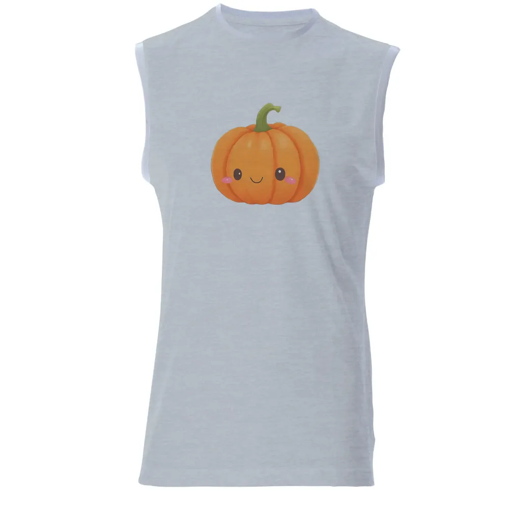 Customized Tee Shirts: Cheerful Autumn Pumpkin|halloween 2022 shirts