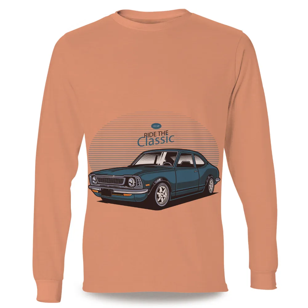 TShirt Printing: Ride the Classic Muscle Car - Vintage & Retro|mom to the 4th power shirt