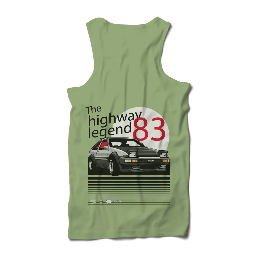 Tee Shirt Printing: Toyota Trueno AE83 - Vintage Car Enthusiasts|classic car hawaiian shirt