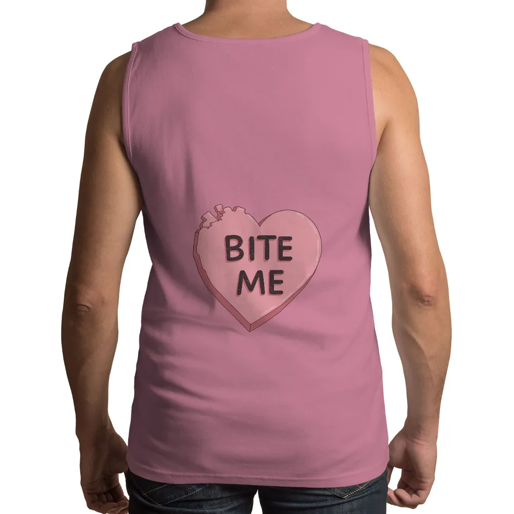 Shirts Graphic Tees: Bite Me Heart Candy - Funny & Quotes|valentines day shirts 2022