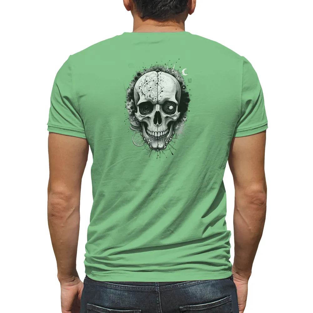 TShirt Printing: Celestial Skull - Artistic Designs|our flag means death blackbeard purple shirt