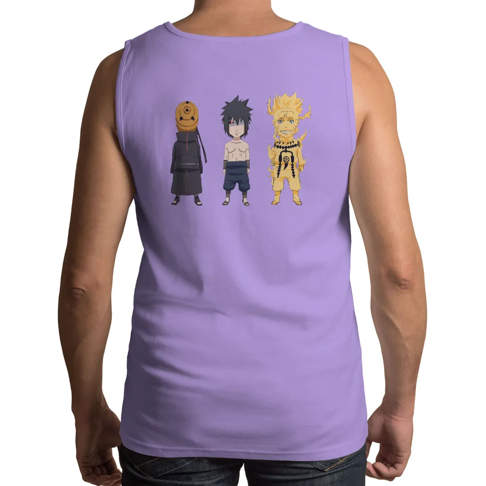 Customized Tee Shirts: Anime Characters - Mystery, Resilience, Hope|cartoon characters t shirts online