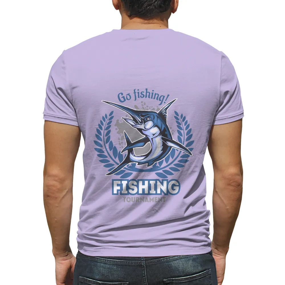 T-Shirts Design: Marlin Fishing Tournament - Bold and Victorious|fishing and beer t shirts