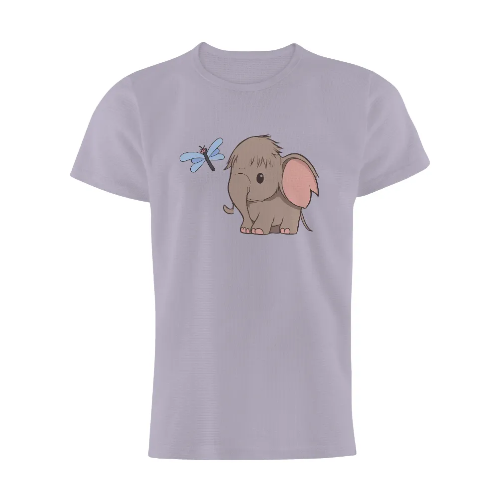 TShirt Printing: Cute Elephant and Dragonfly - Artistic Design|banksy joy millward