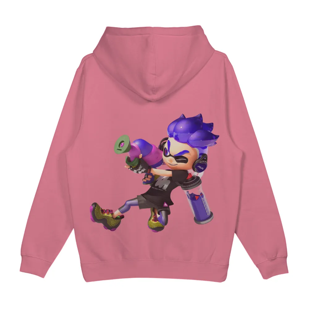 Shirts Graphic Tees: Inkling from Splatoon - Gaming Culture Tee|men's art cotton colorful printed loose casual shirts