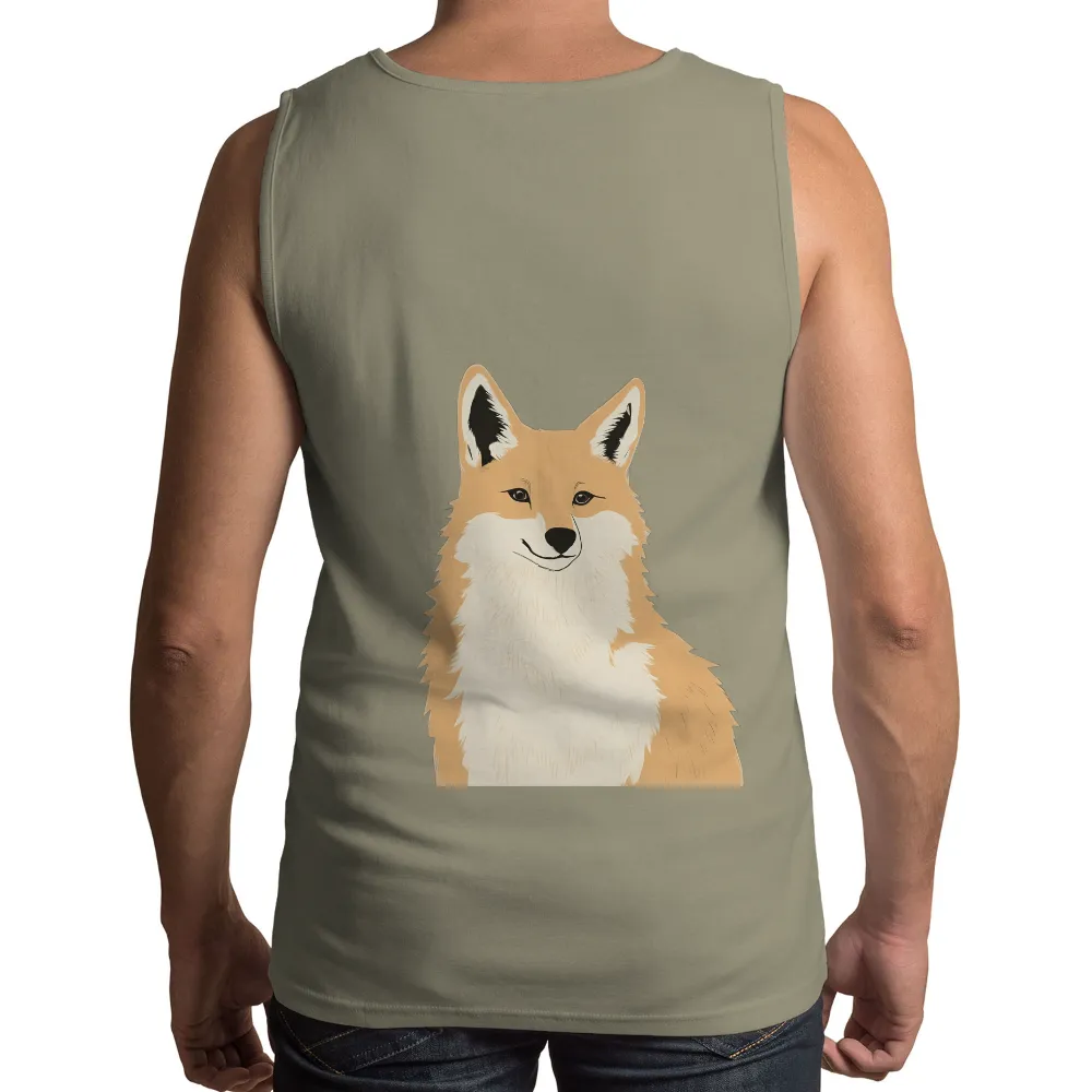 Customized Tee Shirts: Luna the Wise Fox - Artistic Designs|michael rios special artist tee