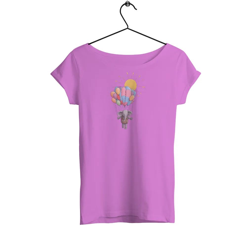 Graphic Tees: Ellie's Dream Flight - Adventure and Imagination|sunset t