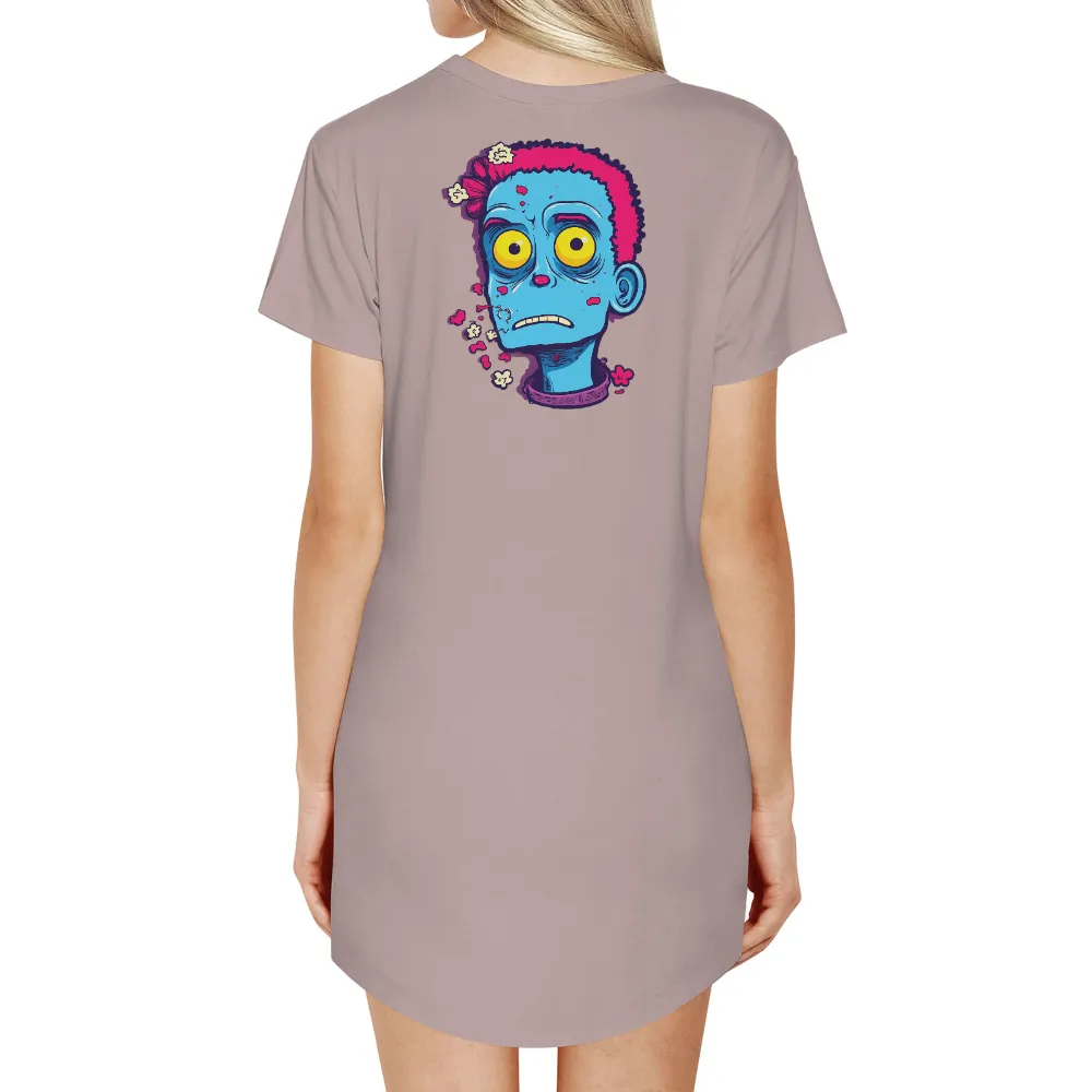 T-Shirts Pattern: Zed the Zombie - Horror and Pop Culture Blend| sunken eyes