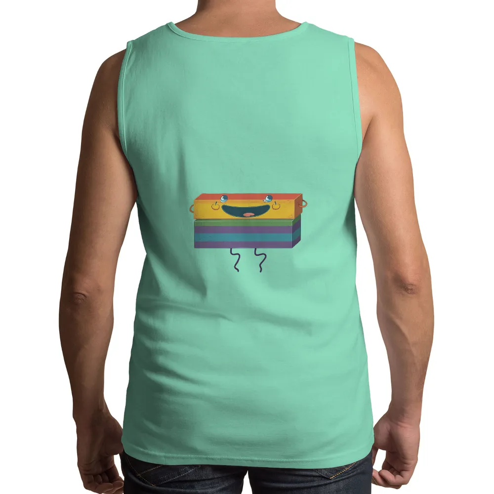 T-Shirts Custom: Rainbow Block - Cheerful Layers of Joy|hard times joy division shirt