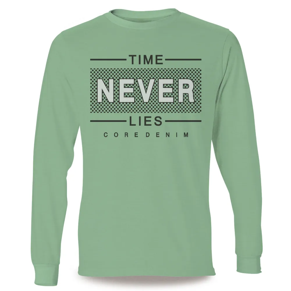 T-Shirts Design: TIME NEVER LIES - Expressing Truth Through Art|time lord robert williams shirt