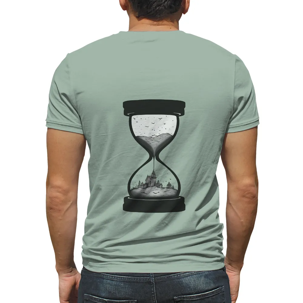 Timeless Hourglass Design: Capturing Village Memories|final fantasy party time shirt