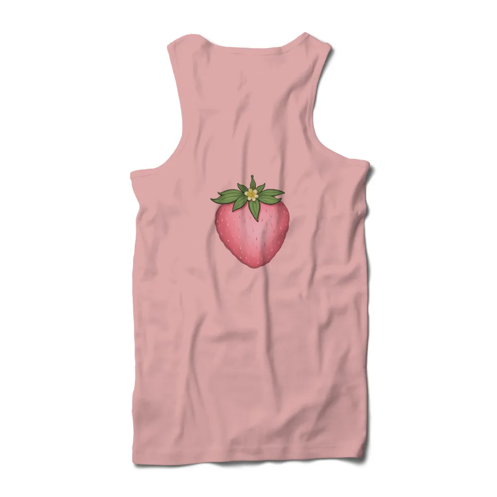 TShirt Design: Vibrant Pink Strawberry with Yellow Flower|summer of swayze shirt