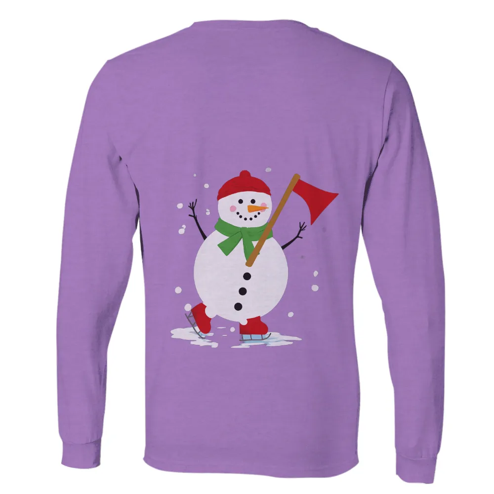 TShirt Design: Frosty's Winter Festival - Snowman Joy|red tape winter t shirts