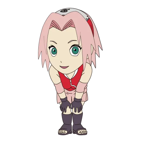 TShirt Design: Chibi Sakura Haruno - Anime, Youth, Determination