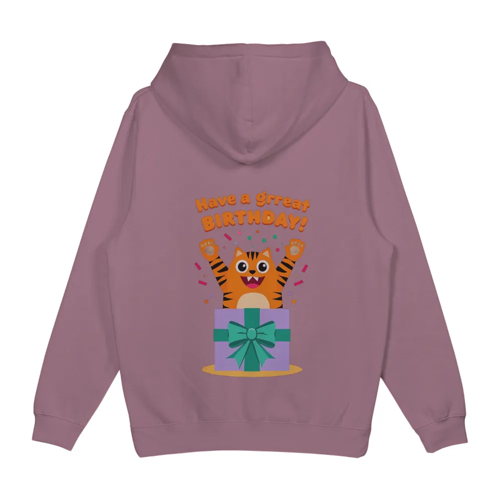 Customized Tee Shirts: Spread Birthday Cheer with a Joyful Tiger Design| Festive birthday design