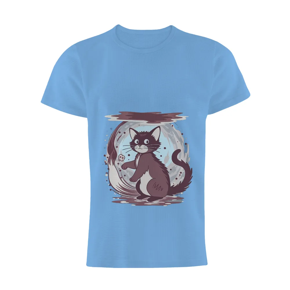 T-Shirts Custom: Whimsical Kitten - Simple Joys of Life|banksy joy millward