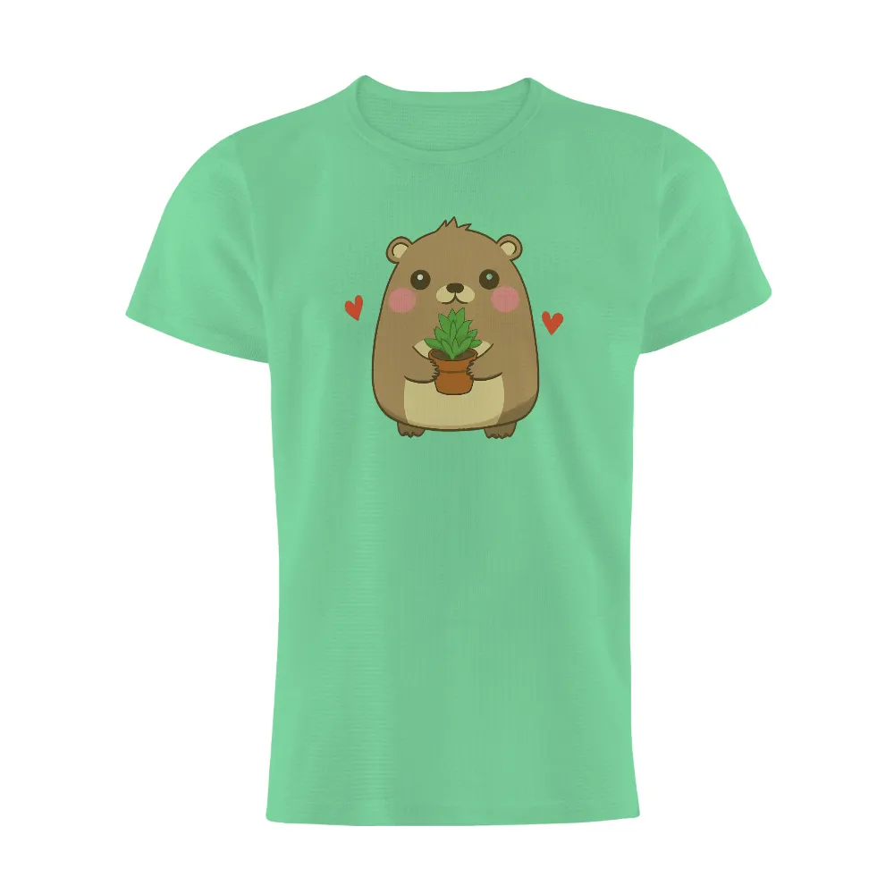 Custom Tee Shirts: Bumble the Bear - Nature's Guardian|love today t shirt