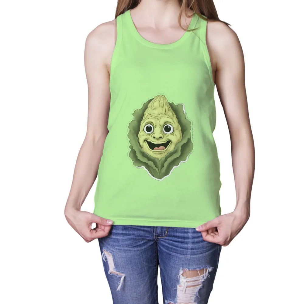 Chester the Cabbage: Tee Shirt Printing of Unexpected Joy|t shirt painting on nature