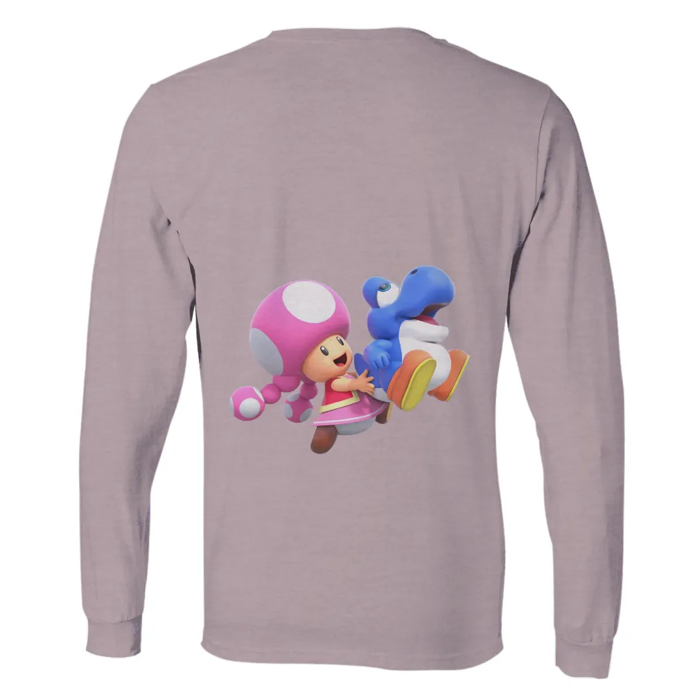 Tee Shirt Printing: Toadette and Yoshi - Celebrate Gaming Adventure|black marvel characters shirt