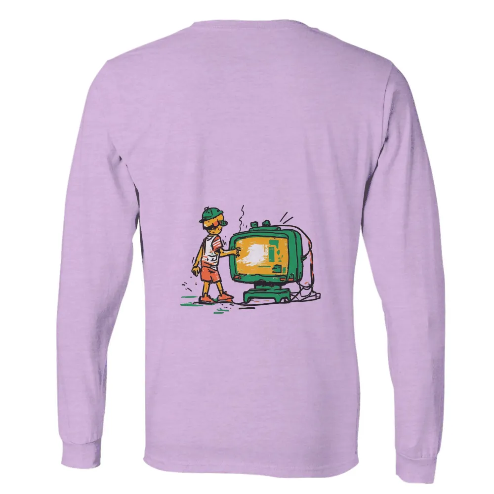 TShirt Printing: Nostalgic Childhood with Vintage TV|retro valentine shirt