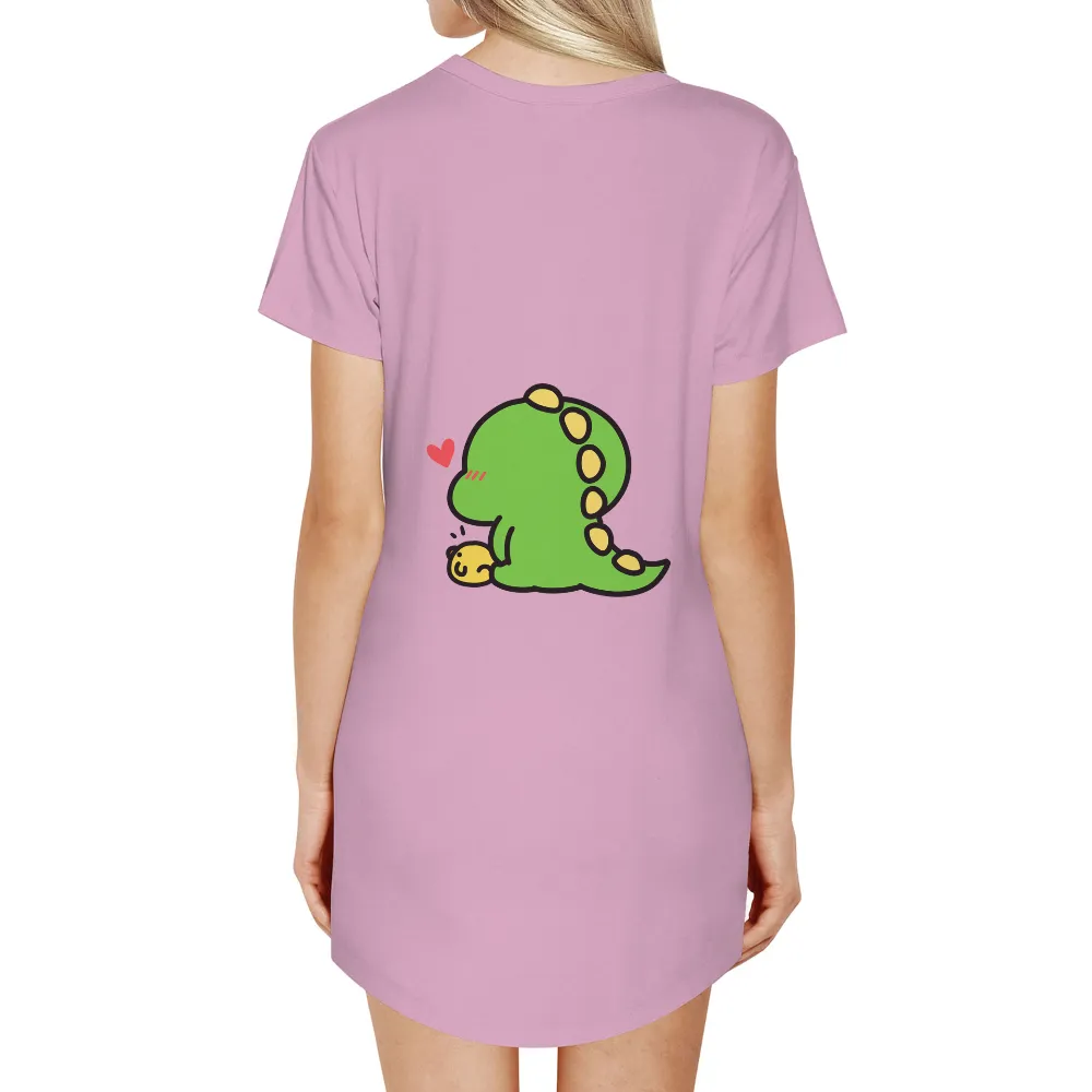 T-Shirt Printing: Adorable Dino - Whimsical Joy and Exploration|women cute st patricks day shirts