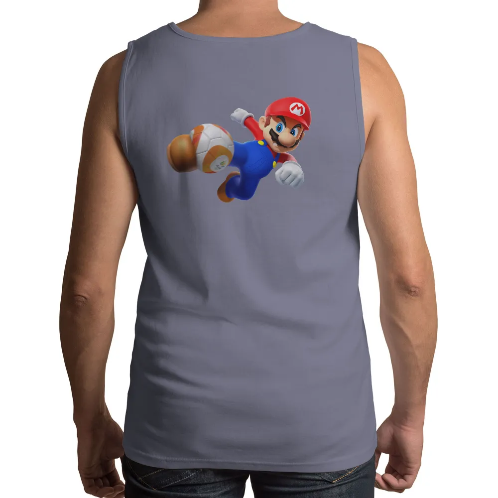 T-Shirts Design: Mario's Soccer Adventure|mario bros t shirt for sale