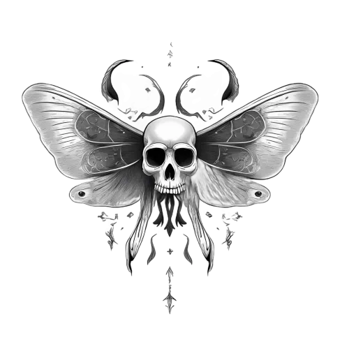 Death Moth TShirt Printing: Embrace the Ethereal Beauty of Existence