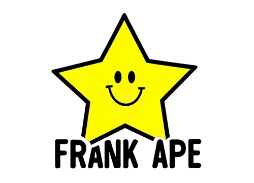 Customized Tee Shirts: Spread Joy with Frank Ape Star Design