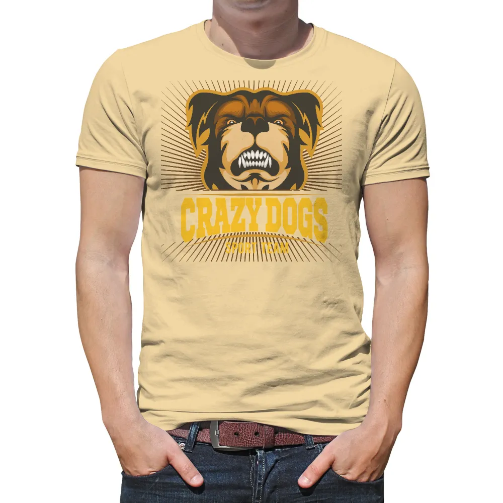 Tee Shirt Printing: Crazy Dogs Sport Team - Fierce Loyalty and Strength|best nhl team