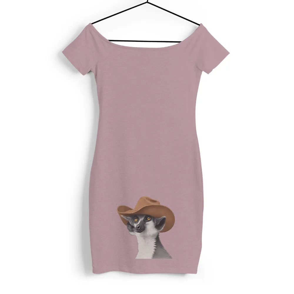 Customized Tee Shirts: Whimsical Lemur in a Cowboy Hat|welovefine adventure time