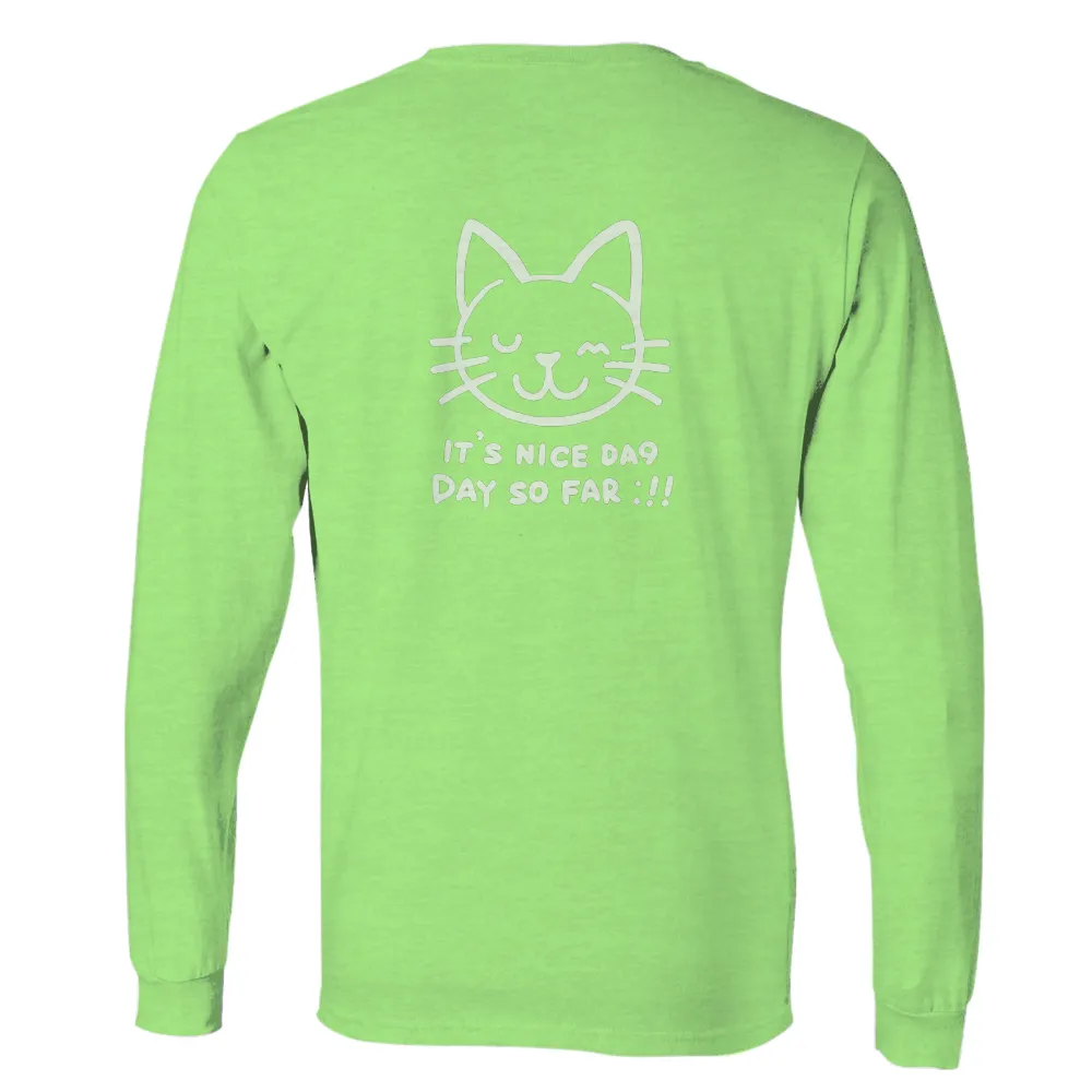 Tee Shirt Printing: Whiskers' Happy Day - Positive Vibes|nana mothers day shirt ideas