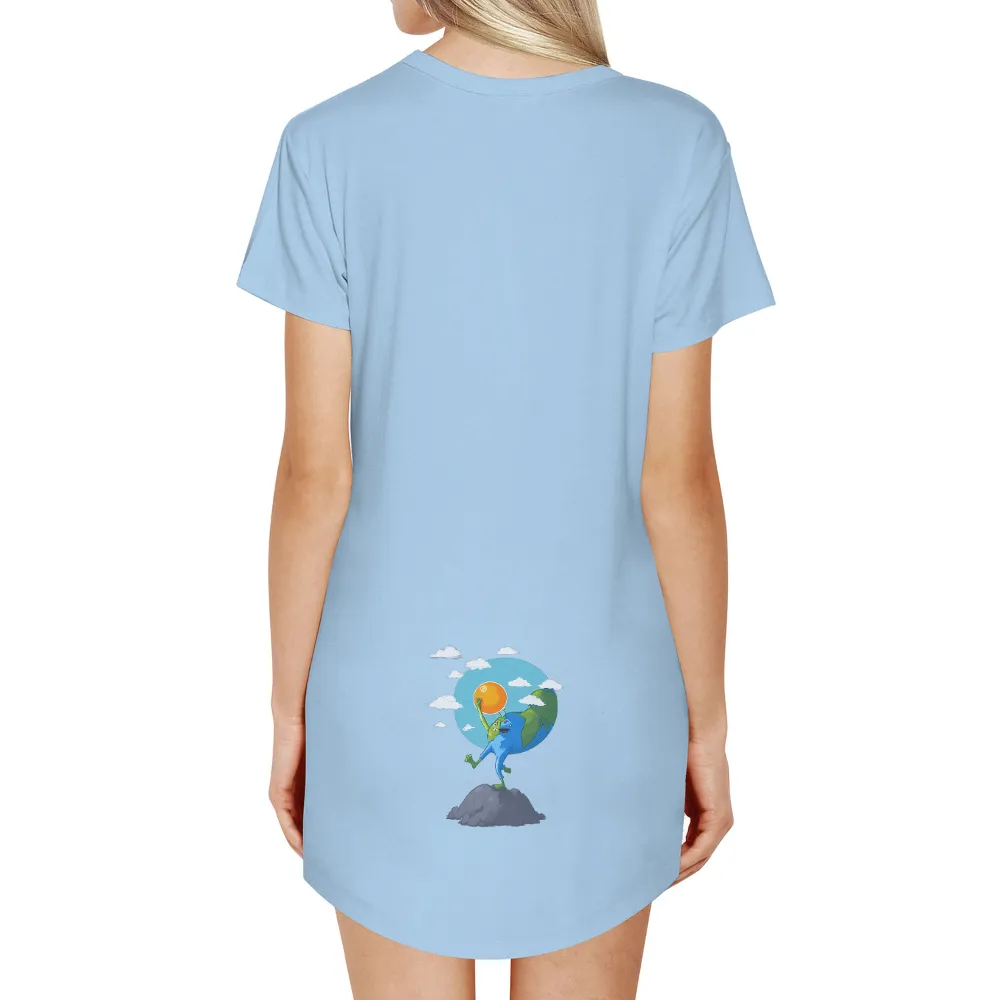 Custom Tee Shirts: Sunny and Earthy Playful Friendship|gottex lifestyle sun shirts