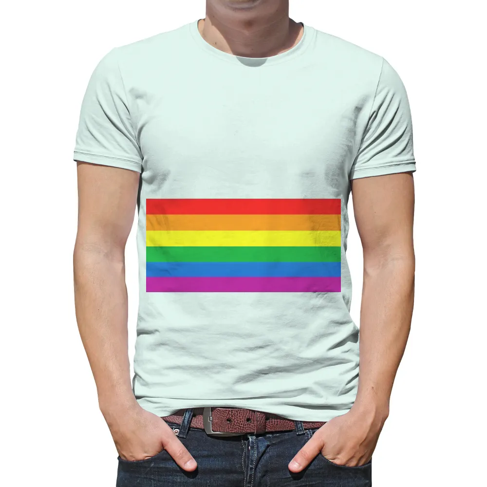 Custom Tee Shirts: Embrace Diversity with Rainbow Colors|i love t shirt roblox