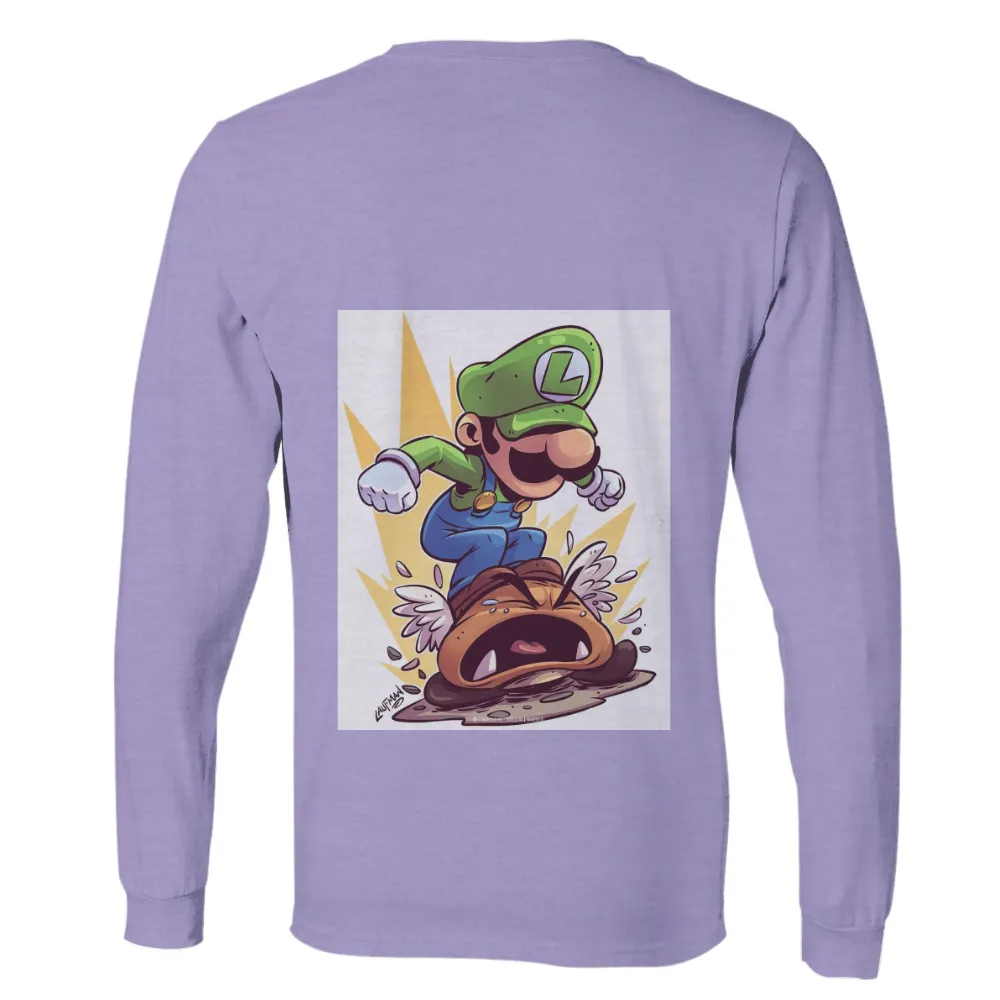 T-Shirts Custom: Luigi's Leap - Funny Gaming Pop Culture|retro red hot chili peppers t shirt