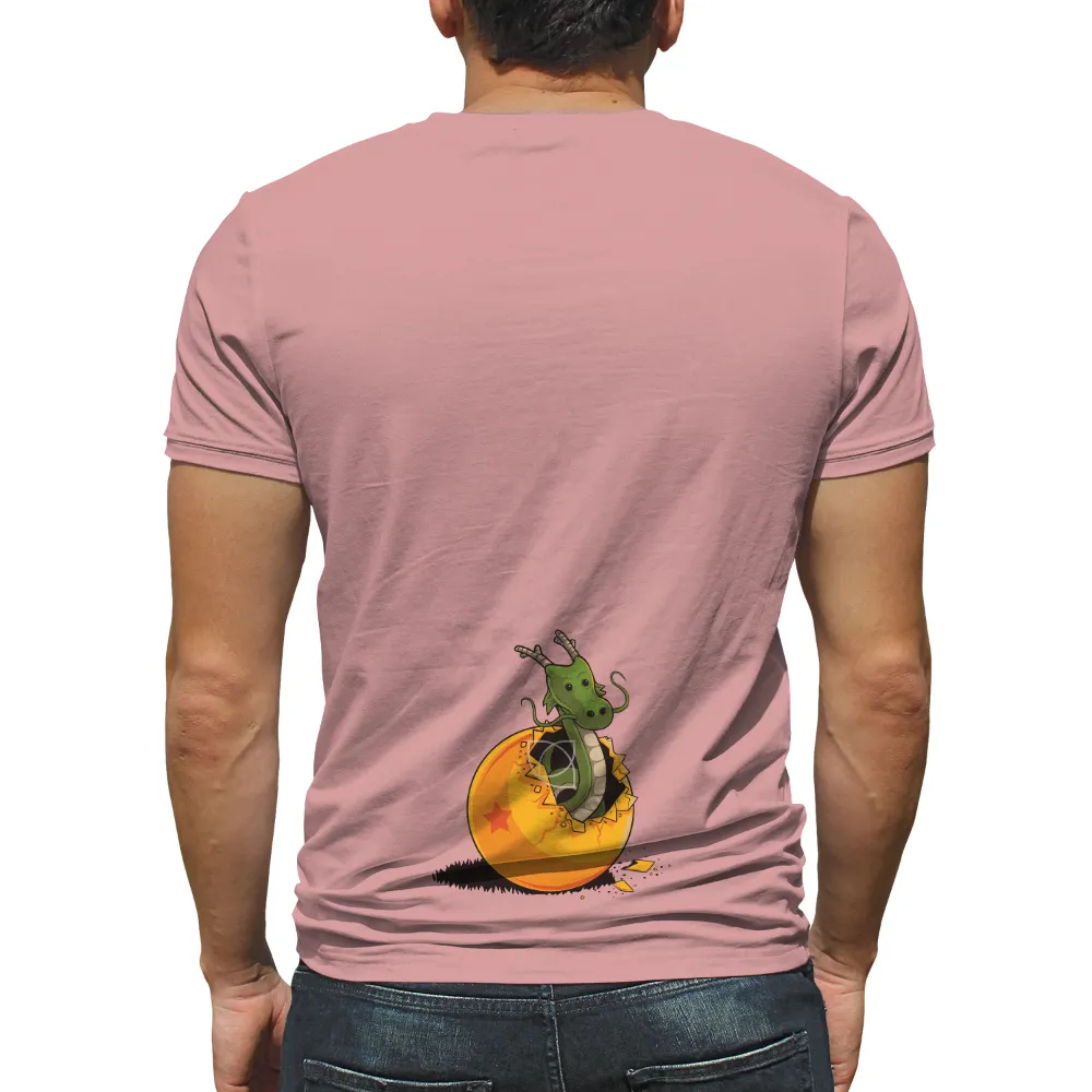 T-Shirts Pattern: Shenron Emerging from Golden Sphere|dragon ball super sweatpants