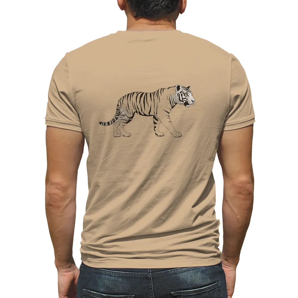 Graphic Tees: White Tiger - Strength and Resilience|the new day feel the power t shirt