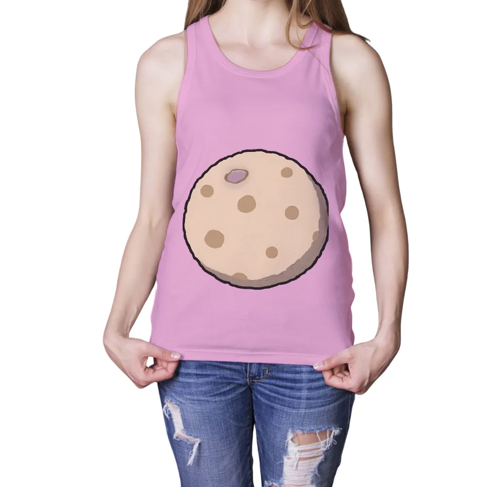 T-Shirt Printing: Whimsical Moon Cookie Design|miller lite moon vintage wash tee