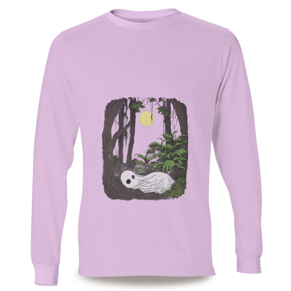 Shirts Graphic Tees: Luna's Enchanted Forest Journey|ghost boo bee t shirt